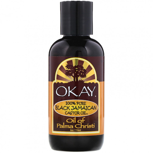 Okay Pure Naturals, 100% чистое черное ямайское касторовое масло, 118 мл (4 унции) #1