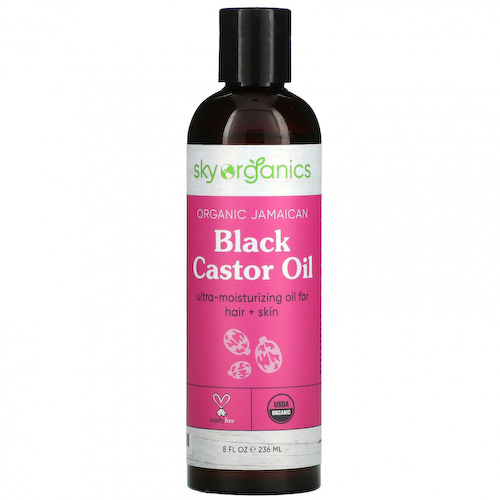 Sky Organics, Organic Jamaican Black Castor Oil, 8 fl oz (236 ml) #1
