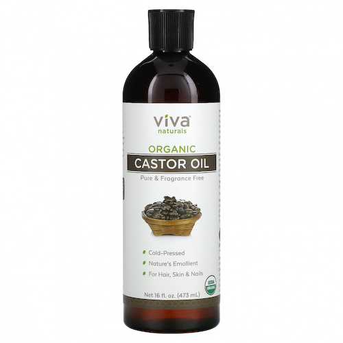 Viva Naturals, органическое касторовое масло, 473 мл (16 жидк. унций) #1