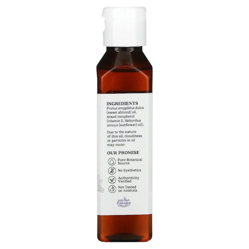 Aura Cacia, масло для тела, сладкий миндаль, 118 мл (4 жидк. унции) #1