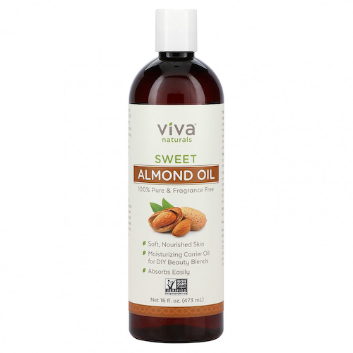 Viva Naturals, Масло сладкого миндаля, 473 мл (16 жидк. Унций) #1