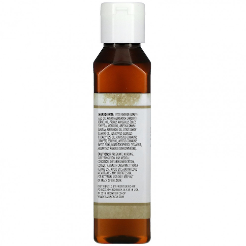 Aura Cacia, Ароматерапевтическое масло для тела, согревающая пихта бальзамическая, 4 жидких унции (118 мл) #1