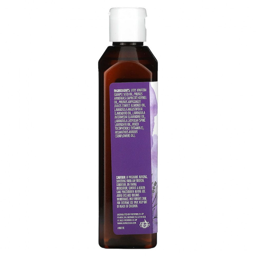 Aura Cacia, Масло для тела с эффектом ароматерапии, успокаивающая лаванда, 8 жидкие унции (237 мл) #1