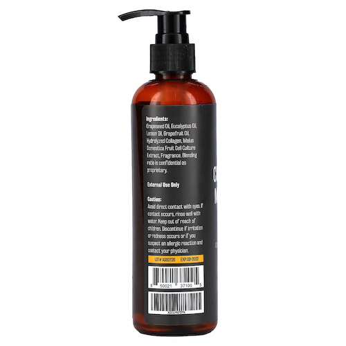 M3 Naturals, Масло для массажа против целлюлита, 8 жидких унций (240 мл) #1