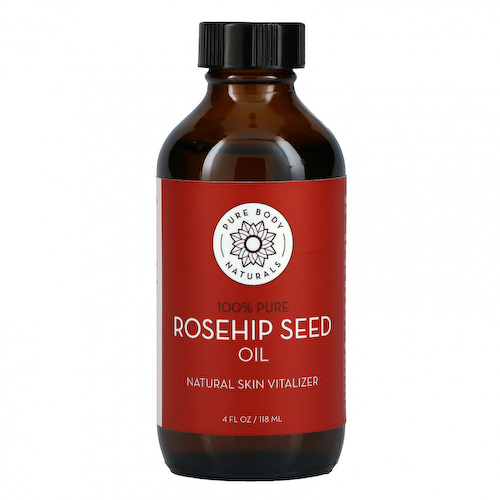 Pure Body Naturals, Масло семян шиповника, 120 мл (4 жидк. Унции) #1