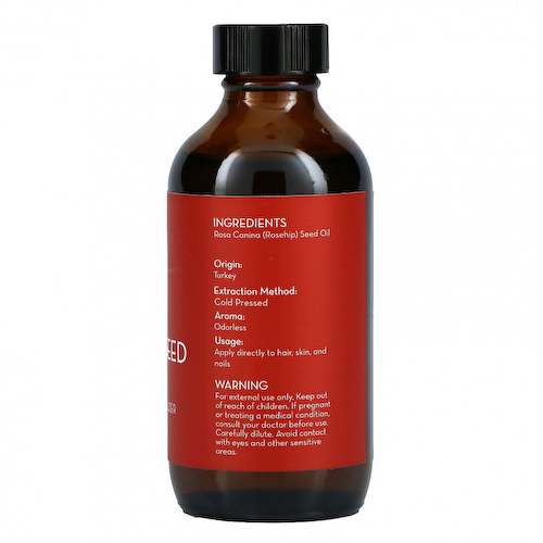 Pure Body Naturals, Масло семян шиповника, 120 мл (4 жидк. Унции) #1