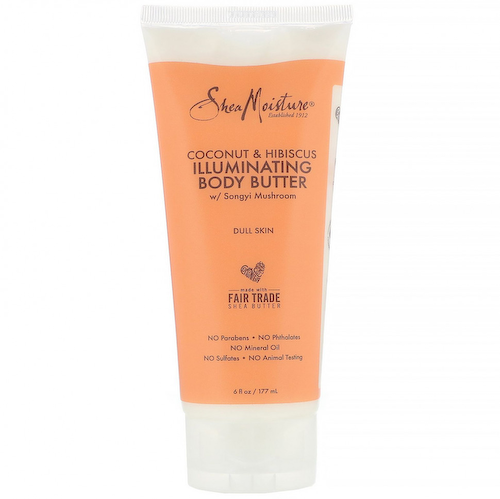 SheaMoisture, Осветляющее масло для тела, кокос и гибискус, 6 жидких унций (177 мл) #1