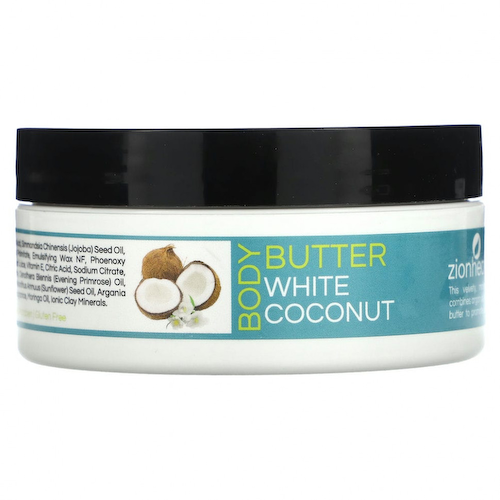 Zion Health, Масло для тела с аргановым маслом, белый кокос, 118 г (4 унции) #1