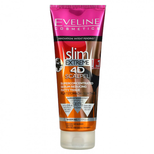 Eveline Cosmetics, Slim Extreme 4D Scalpel, суперконцентрированная сыворотка, уменьшающая жирность тканей, 250 мл (8,8 жидк. Унции) #1