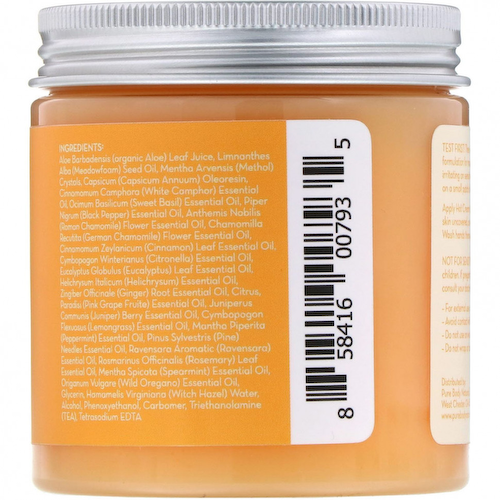Pure Body Naturals, согревающий крем максимальной силы действия, 250 г (8,8 жидк. унции) #1