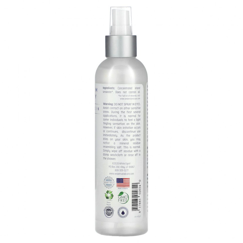 White Egret Personal Care, Спрей с магниевым маслом, для чувствительной кожи, 237 мл (8 жидк. Унций) #1
