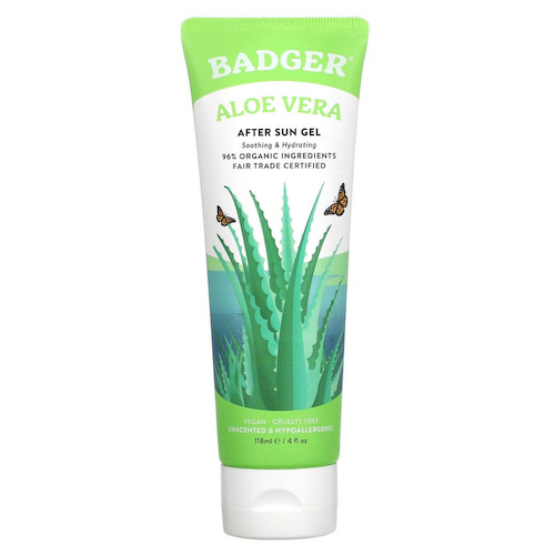 Badger Company, Гель с алоэ вера, без запаха, 118 мл #1