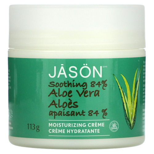 Jason Natural, Успокаивающий алоэ вера 84%, увлажняющий крем, 113 г (4 унции) #1