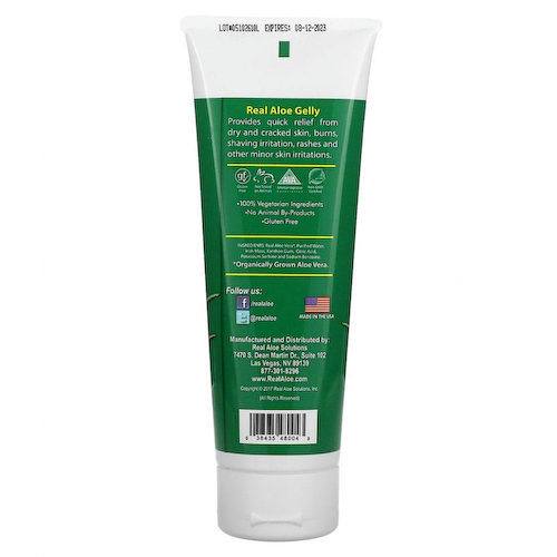 Real Aloe, гель, без запаха, 230 мл (6.8 унций) #1