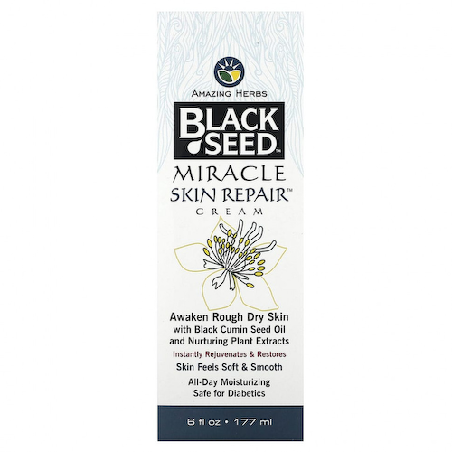 Amazing Herbs, Black Seed, чудо-крем для восстановления кожи, 177 мл (6 жидк. Унций) #1