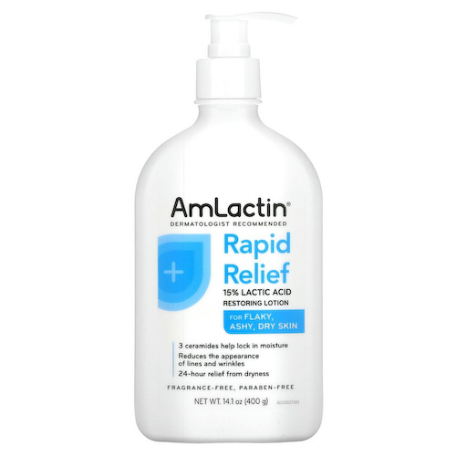 AmLactin, Rapid Relief, восстанавливающий лосьон для кожи, без отдушки, 400 г (14,1 унции) #1
