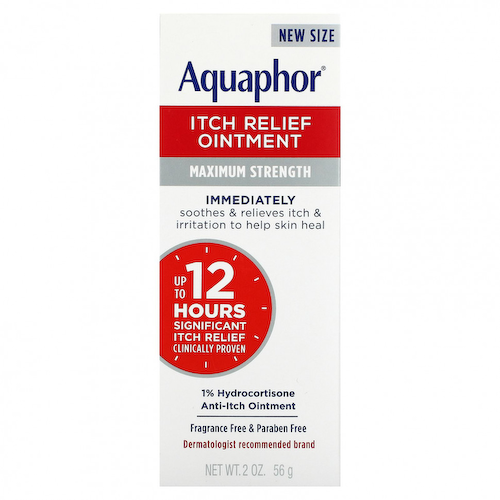 Aquaphor, Мазь для снятия зуда, максимальная эффективность, без отдушек, 56 г (2 унции) #1