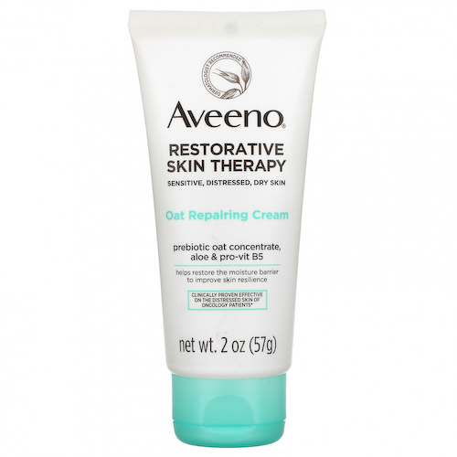Aveeno, Restorative Skin Therapy, восстанавливающий крем с овсом, 57 г (2 унции) #1