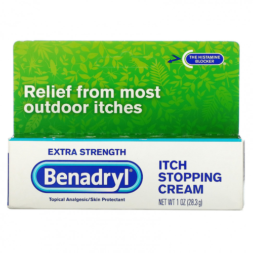 Benadryl, Extra Strength, крем от зуда, 28,3 г (1 унция) #1