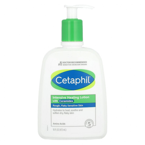Cetaphil, Интенсивный лечебный лосьон с керамидами, средний, без отдушек, 473 мл (16 жидк. Унций) #1
