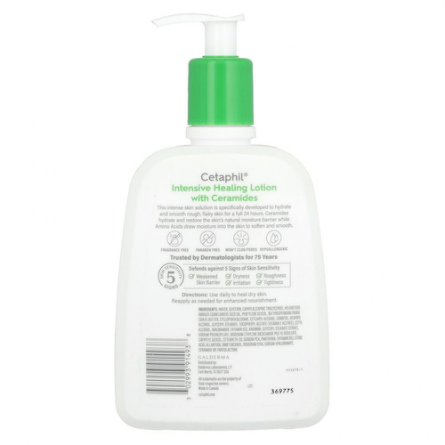 Cetaphil, Интенсивный лечебный лосьон с керамидами, средний, без отдушек, 473 мл (16 жидк. Унций) #1