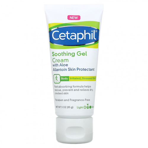 Cetaphil, Успокаивающий гель-крем с алоэ, средний, без отдушек, 85 г (3 унции) #1