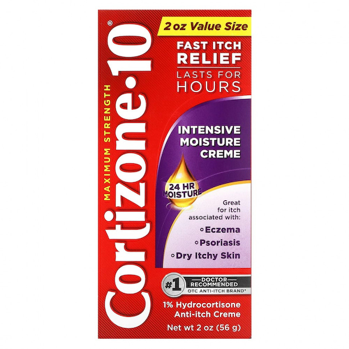 Cortizone 10, Maximum Strength, интенсивный увлажняющий крем, 56 г (2 унции) #1