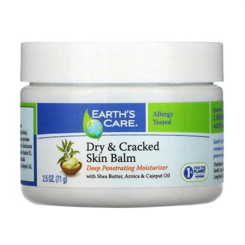 Earth's Care, Dry & Cracked Skin Balm, with Shea Butter, Arnica & Cajeput Oil, 2.5 oz (71 g) #1