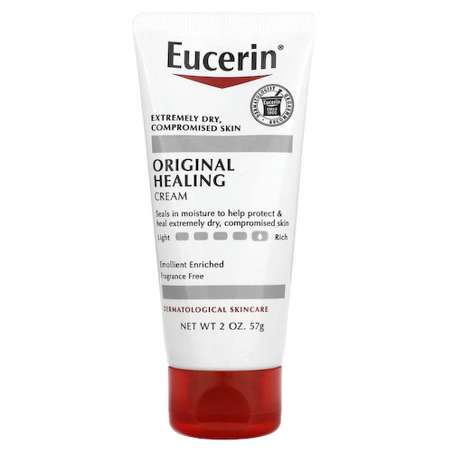 Eucerin, Original Healing, оригинальный заживляющий крем для очень сухой и чувствительной кожи, без отдушек, 57 г (2 унции) #1