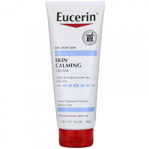Eucerin, Успокаивающий крем, для сухой, раздраженной кожи, без отдушек, 396 г (14 унций) #1
