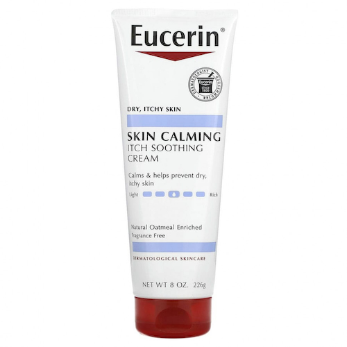 Eucerin, Успокаивающий крем, для сухой раздраженной кожи, без отдушек, 226 г (8 унций) #1