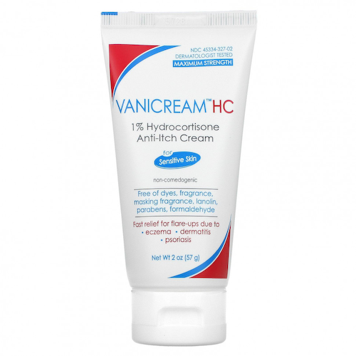 Vanicream, HC 1% Hydrocortisone Anti-Itch Cream, Maximum Strength, For Sensitive Skin, 2 oz (57 g) #1