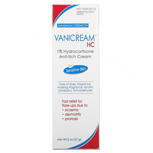 Vanicream, HC 1% Hydrocortisone Anti-Itch Cream, Maximum Strength, For Sensitive Skin, 2 oz (57 g) #1