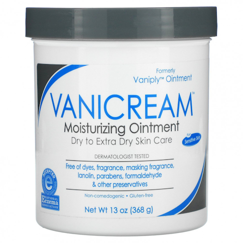 Vanicream, Увлажняющая мазь, для ухода за сухой и очень сухой кожей, без отдушек, 13 унций (368 г) #1