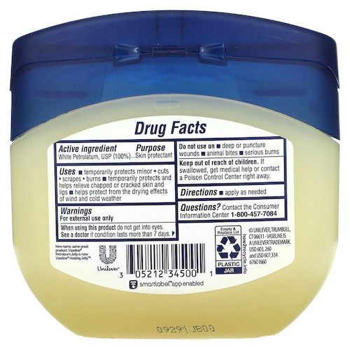 Vaseline, Белый вазелин, оригинальный, 368 г (13 унций) #1