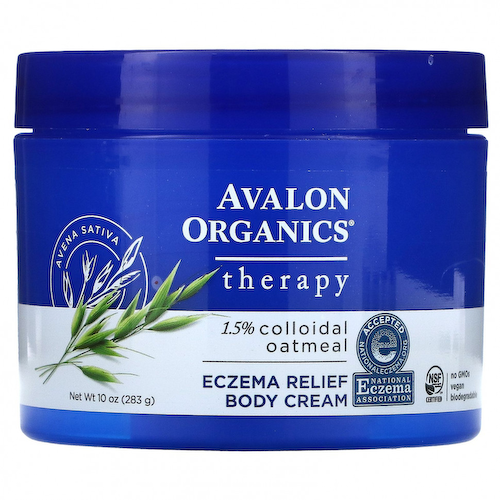 Avalon Organics, Therapy, крем для тела от экземы, 283 г (10 унций) #1