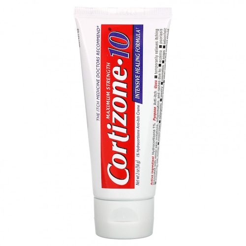 Cortizone 10, 1% крем против зуда с гидрокотизоном, максимальная эффективность, 56 г (2 унции) #1