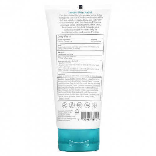 DERMA E, Лосьон для снятия экземы, 175 мл (6 жидк. Унций) #1