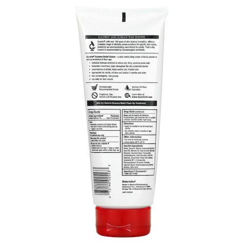 Eucerin, Крем для тела для уменьшения проявлений экземы, без отдушки, 396 г (14 унций) #1