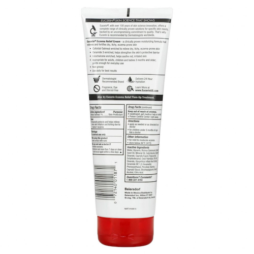 Eucerin, Крем для тела от экземы, без отдушек, 226 г (8,0 унции) #1