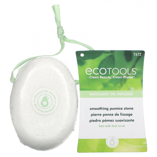 EcoTools, Разглаживающая пемза, с маслом авокадо, 1 шт. #1