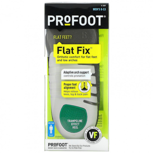 Profoot, Flat Fix, адаптивная поддержка свода стопы, для мужчин 8–13 лет, 1 пара #1