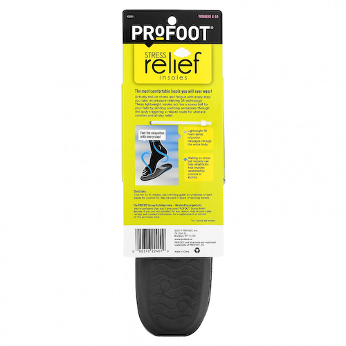 Profoot, Стельки для снятия стресса, для женщин 6–10 лет, 1 пара #1