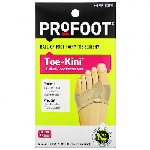 Profoot, Toe-Kini, защитные накладки на подушечку стопы, размеры 5–9, 1 пара #1