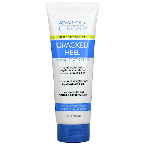 Advanced Clinicals, Cracked Heel, Rough Sport Cream, 8 fl oz (237 ml) #1