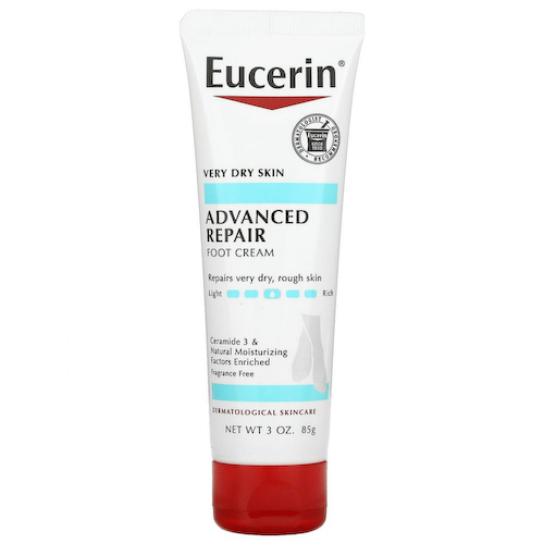 Eucerin, усовершенствованный восстанавливающий крем для ног, без запаха, 85 г (3 унции) #1
