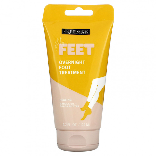 Freeman Beauty, Flirty Feet, ночное средство для ухода за стопами, с маруловым маслом и маслом какао, 124 мл (4,2 жидк. унции) #1