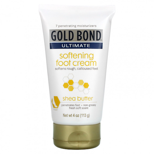 Gold Bond, Ultimate, смягчающий крем для ног, масло ши, 113 г (4 унции) #1