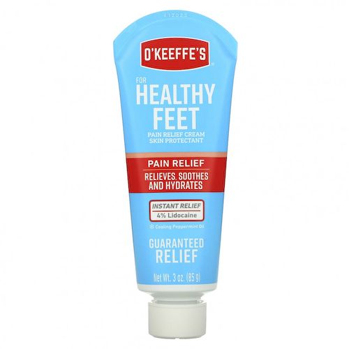 O'Keeffe's, For Healthy Feet, обезболивающий крем, 85 г (3 унции) #1