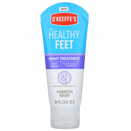 O'Keeffe's, Healthy Feet, Ночное средство, крем для ног, 3,0 унции (85 г) #1